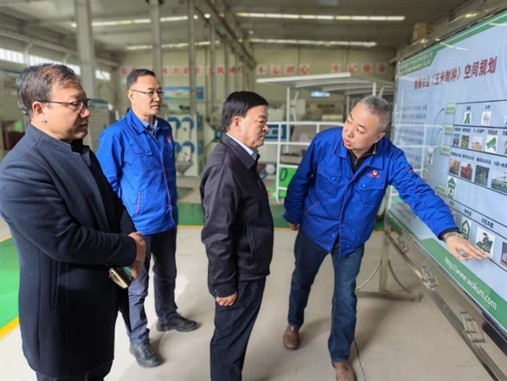 敦煌種業(yè)黨委書記、董事長劉興斌等到奧凱種機、慶和農(nóng)業(yè)公司洽談交流