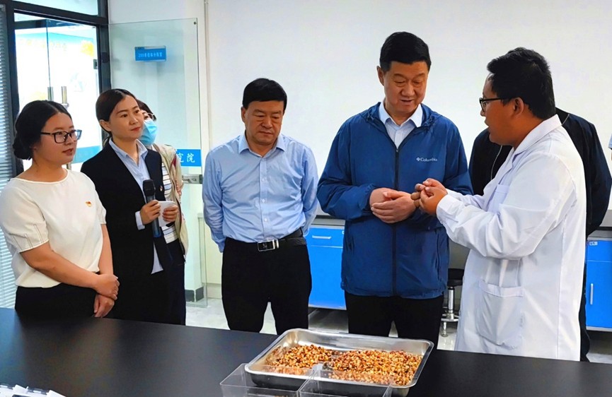 甘肅省地方金融監(jiān)管局、甘肅證監(jiān)局領(lǐng)導(dǎo)蒞臨敦煌種業(yè)調(diào)研指導(dǎo)